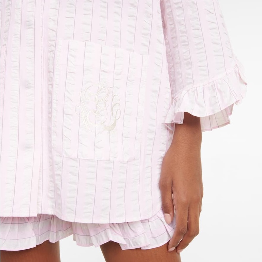 Ganni | Cotton Seersucker Shirt - Picture 4 of 9